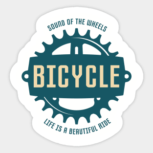 Bicycle Life is a Beautiful Ride Sticker